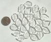 25 18x13mm Crystal Leaves